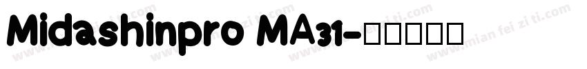 Midashinpro MA31字体转换